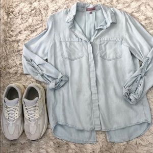 Zara chambray button down
